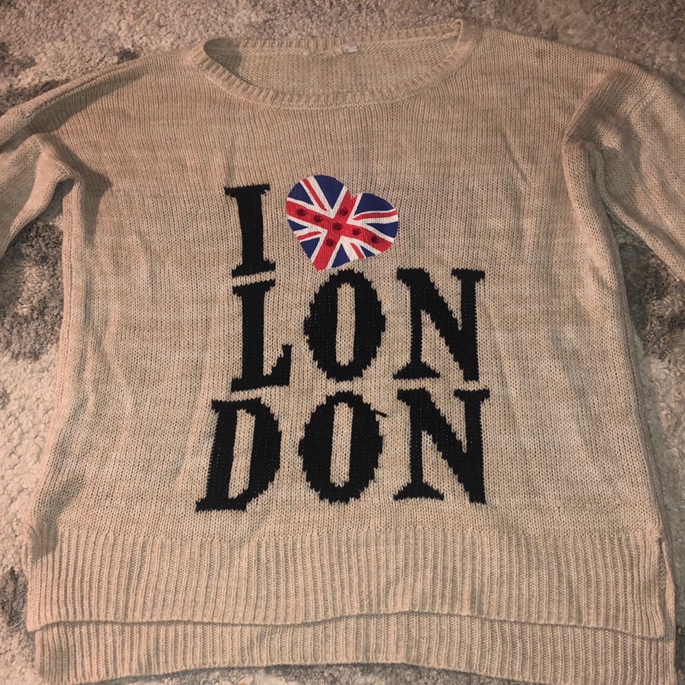 I LOVE LONDON SWEATER-SHIRT